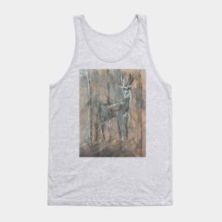 Deer in the mountains Tank Top